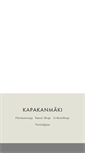 Mobile Screenshot of kapakanmaki.fi